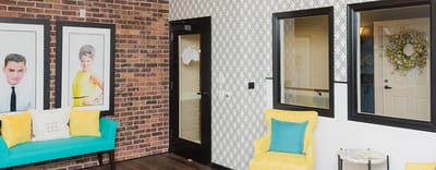 Interior common area with seating and decor