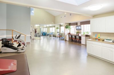 Interior view of a rehabilitation activity room