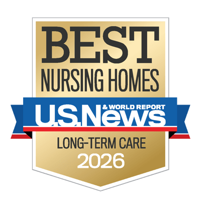 Award badge for best nursing homes 2026
