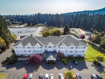 Aerial view of the Artesian Place Assisted Living facility