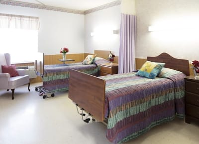 Cozy shared resident room with two beds