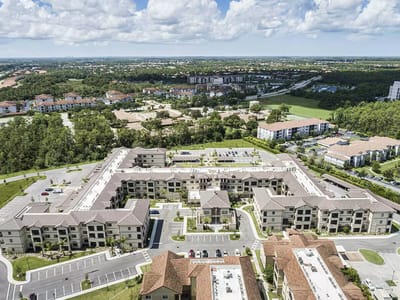 Aerial view of Discovery Village At Naples campus