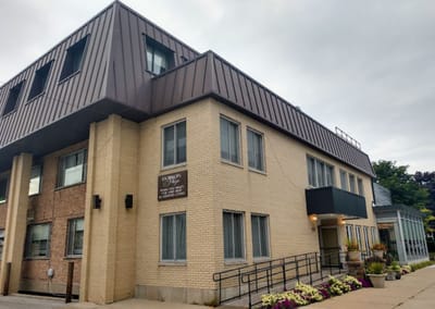 Exterior view of Dobson Plaza Rehabilitation and Healthcare