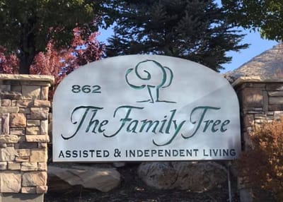 Sign of The Family Tree Assisted Living facility