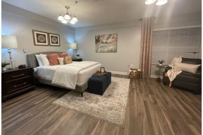 Well-furnished private resident room with modern decor