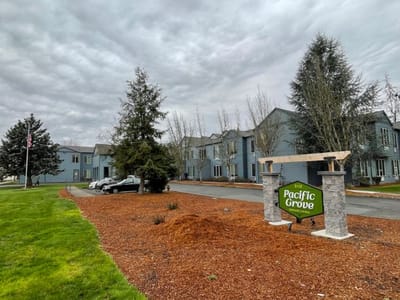 Exterior view of Pacific Grove Senior Living facility