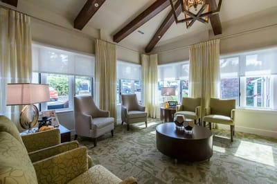 Cozy lounge area with comfortable seating