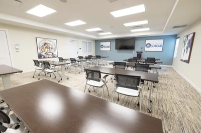 Interior view of a multi-purpose activity room