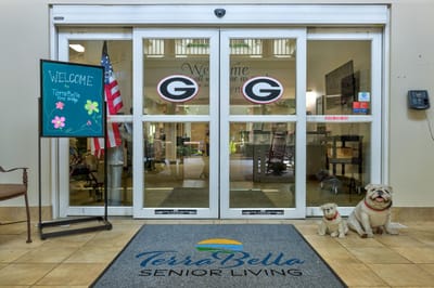 Entrance of TerraBella Epps Bridge with welcome sign