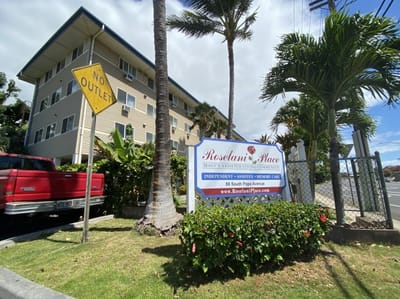 Exterior view of Roselani Place assisted living facility