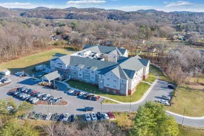 Aerial view of Richfield Living Roanoke campus