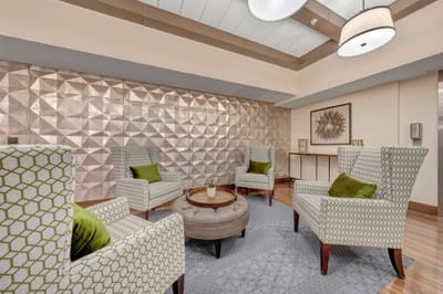 Interior common area with comfortable seating