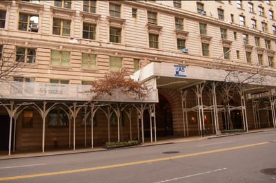 Exterior view of The Belnord nursing home building