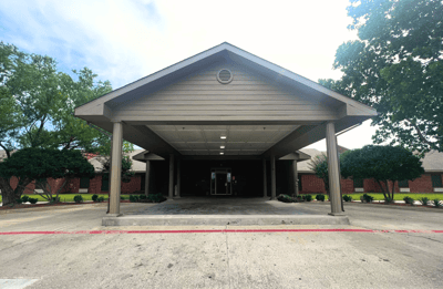 Front entrance of Marine Creek Nursing and Rehabilitation