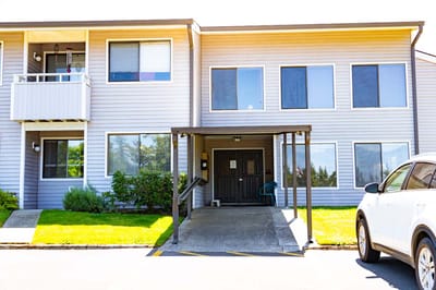 Exterior view of the facility with accessible entrance