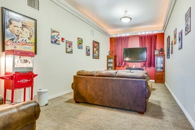 Common area with comfortable seating and decor