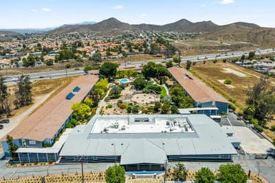 Aerial view of Sun City Gardens and surrounding area