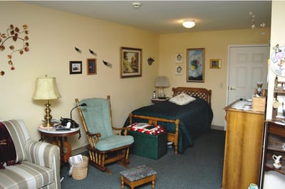 Cozy resident room with personal touches