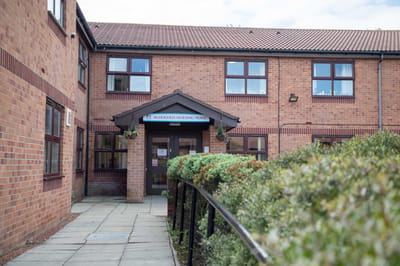 Main entrance of Marigold Nursing Home