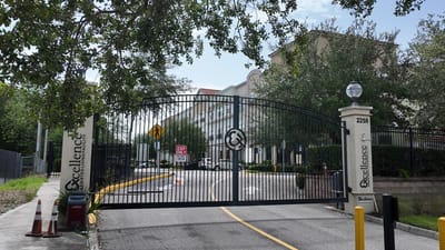 Entrance gate of Excellence Senior Living facility