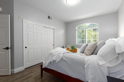 Cozy private resident room with natural light