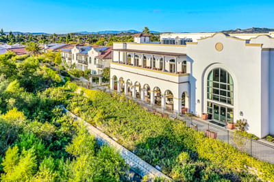 Exterior view of Oceanside Senior Living facility