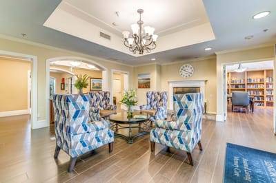 Interior common area with seating and decor