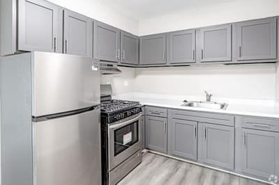 Modern kitchen in a residential unit
