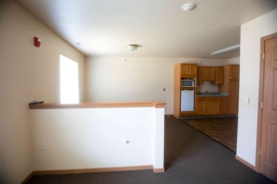 Interior view of a resident's living space