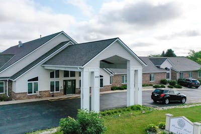 Exterior view of Pleasant Point Senior Living facility.