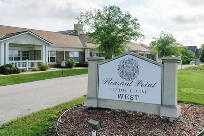 Exterior view of Pleasant Point Senior Living facility