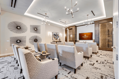 Interior common area with seating and decor