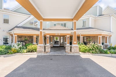 Front entrance of Park View Care Center