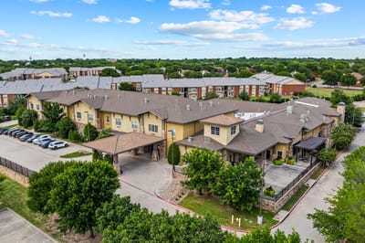 Aerial view of the Parkview in Frisco facility