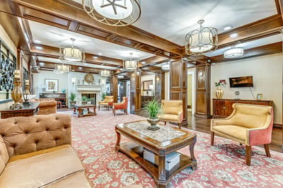 Common area with elegant seating and decor