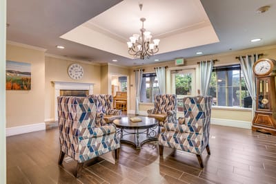 A common area with comfortable seating and decor