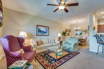 Comfortable living room with a cozy atmosphere