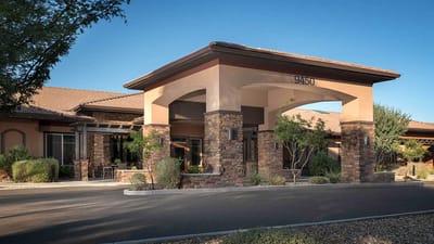 Exterior view of the Mosaic Gardens memory care facility