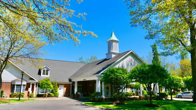 Exterior view of The Greens At Greenwich building