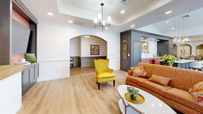 Interior common area with seating and decor