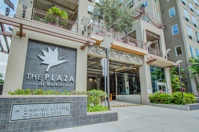 Exterior view of The Plaza at Waikiki facility