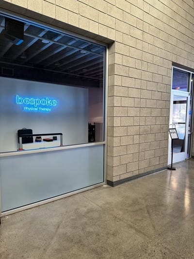 Entrance to Bespoke Physical Therapy clinic