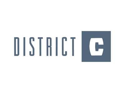 Logo with the text 'DISTRICT C'