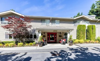 Front exterior view of Aegis Living Lynnwood