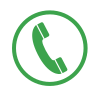 Abbotsford Health Care Center, Nursing Home in Abbotsford, WI — Green telephone icon in a circular outline