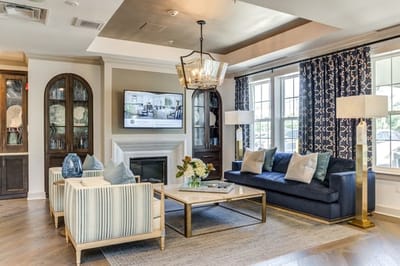 Bright and inviting common area with comfortable seating
