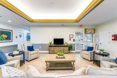 Interior common area with comfortable seating