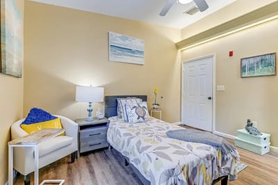 Cozy private room with modern decor