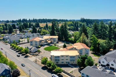 Aerial view of Aventine at Vancouver with outdoor space