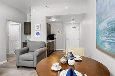 Stylish interior of a residence at Rancho Vista Senior Living